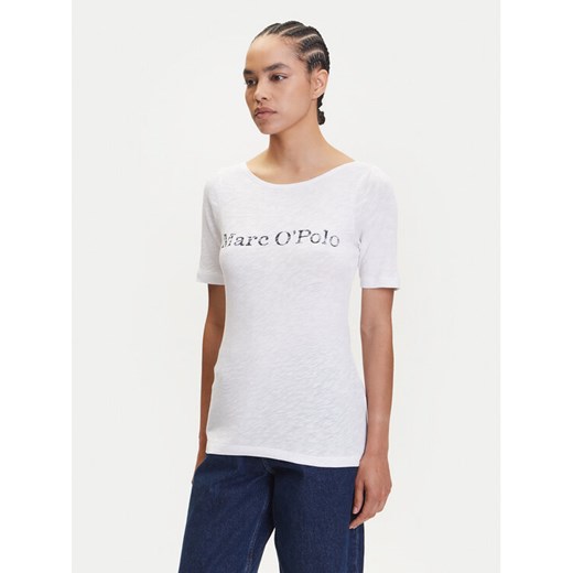 Marc O'Polo T-Shirt 504 2261 51231 Biały Regular Fit ze sklepu MODIVO w kategorii Bluzki damskie - zdjęcie 183652970