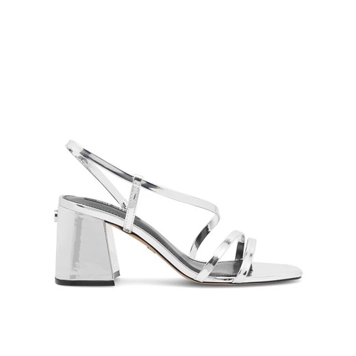 Nine West Sandały WFA2642-1 Srebrny ze sklepu MODIVO w kategorii Sandały damskie - zdjęcie 183653023