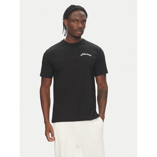 Ellesse T-Shirt Courtside SHZ21991 Czarny Regular Fit ze sklepu MODIVO w kategorii T-shirty męskie - zdjęcie 183653193