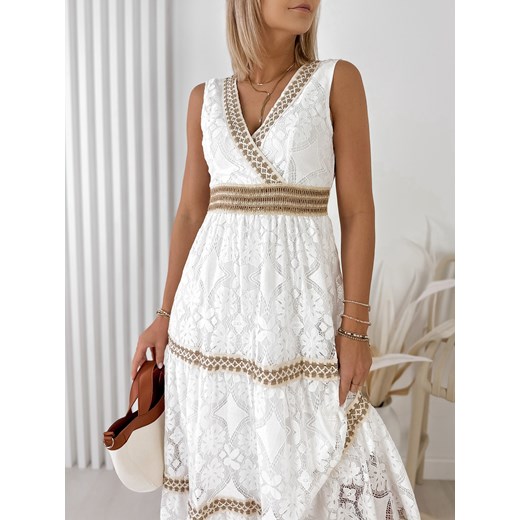 Sukienka w serek midi 