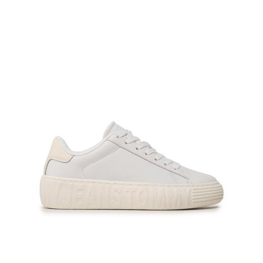 Sneakersy Tommy Jeans Tjw New Cupsole Leather Lc EN0EN02212 Écru Tommy Jeans 39 eobuwie.pl