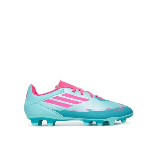 Buty do piłki nożnej adidas F50 Club Messi Firm/Multi-Ground IH0929 Turkusowy ze sklepu eobuwie.pl w kategorii Buty sportowe męskie - zdjęcie 183658940