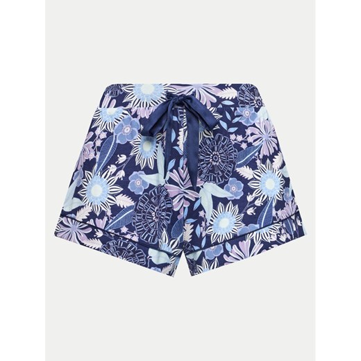 Hunkemöller Szorty piżamowe Lillies Garden 205109 Niebieski Regular Fit ze sklepu MODIVO w kategorii Piżamy damskie - zdjęcie 183660142