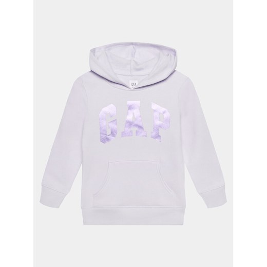 Gap Bluza 772643-00 Fioletowy Regular Fit ze sklepu MODIVO w kategorii Bluzy dziewczęce - zdjęcie 183660220