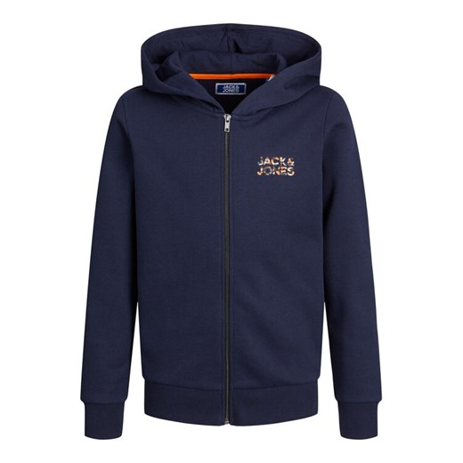 Jack&Jones Junior Bluza 12245878 Granatowy Regular Fit ze sklepu MODIVO w kategorii Bluzy chłopięce - zdjęcie 183660271
