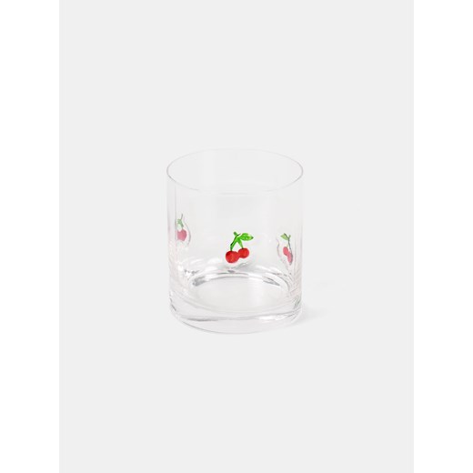 Sinsay - Szklanka z motywem wisienek - czerwony Sinsay One Size Sinsay