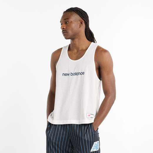 Koszulka męska New Balance MT51608BK – biała ze sklepu New Balance Poland w kategorii T-shirty męskie - zdjęcie 183663641