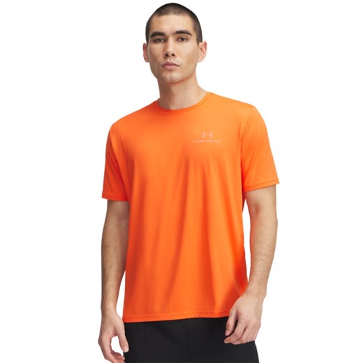 Męska koszulka treningowa Under Armour Vanish Energy SS - pomarańczowa ze sklepu Sportstylestory.com w kategorii T-shirty męskie - zdjęcie 183666000