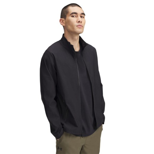 Męska kurtka treningowa Under Armour UA Unstoppable Non-Hood FZ - czarna ze sklepu Sportstylestory.com w kategorii Kurtki męskie - zdjęcie 183666150