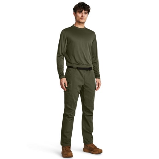 Męskie spodnie taktyczne Under Armour UA Enduro Elite Cargo Pant - khaki ze sklepu Sportstylestory.com w kategorii Spodnie męskie - zdjęcie 183666163