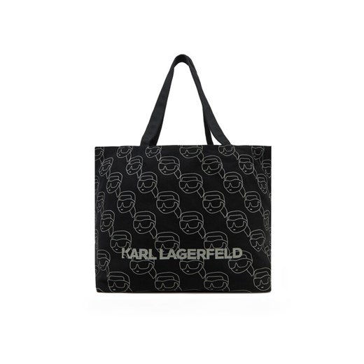 Torebka KARL LAGERFELD A1W50023 Czarny ze sklepu eobuwie.pl w kategorii Torby Shopper bag - zdjęcie 183668173