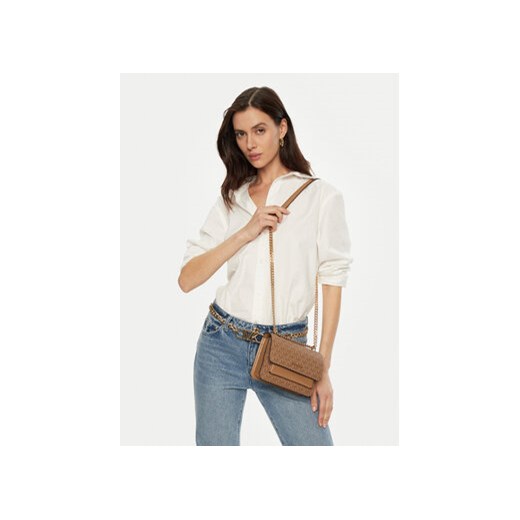 Torebka MICHAEL Michael Kors Claire 32R5GC7C1V Brązowy Michael Michael Kors 00 eobuwie.pl