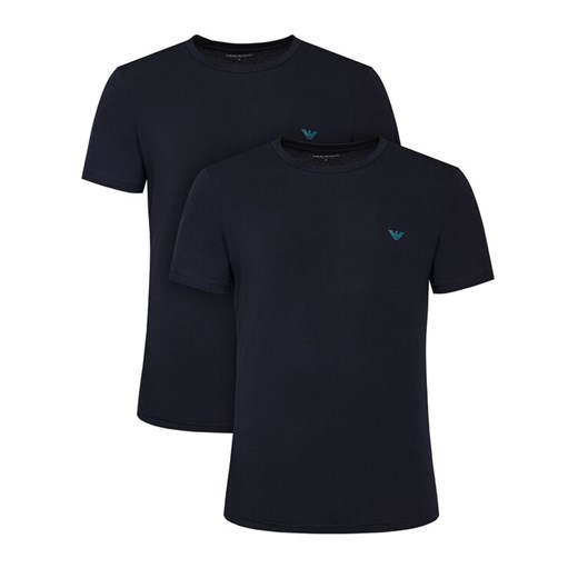 Emporio Armani Underwear Komplet 2 t-shirtów EM000391 AF10776 MB143 Granatowy Regular Fit ze sklepu MODIVO w kategorii T-shirty męskie - zdjęcie 183669430