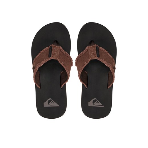 Quiksilver Japonki AQYL100047 Brązowy ze sklepu MODIVO w kategorii Klapki męskie - zdjęcie 183669451