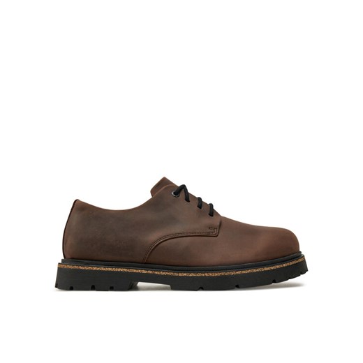 Birkenstock Półbuty Highwood Lace Low Leoi 1028093 Brązowy ze sklepu MODIVO w kategorii Półbuty męskie - zdjęcie 183669454