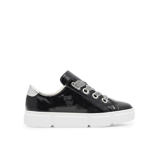 Rieker Sneakersy N59A2-00 Czarny ze sklepu MODIVO w kategorii Buty sportowe damskie - zdjęcie 183669531