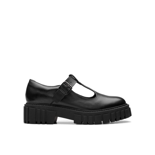 Clarks Półbuty Page Bar 26178683 Czarny ze sklepu MODIVO w kategorii Półbuty damskie - zdjęcie 183669533