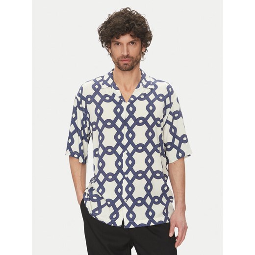 Selected Homme Koszula 16088360 Granatowy Relaxed Fit ze sklepu MODIVO w kategorii Koszule męskie - zdjęcie 183669570