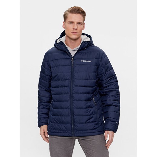 Columbia Kurtka zimowa Powder Lite 1693931 Granatowy Regular Fit ze sklepu MODIVO w kategorii Kurtki męskie - zdjęcie 183669680