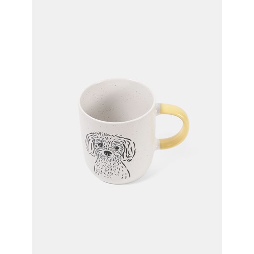 Sinsay - Lekko nakrapiany kubek z motywem psa - wielobarwny Sinsay One Size Sinsay