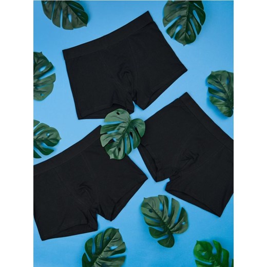 Sinsay - Bokserki Classic 3 pack - czarny ze sklepu Sinsay w kategorii Majtki męskie - zdjęcie 183672183