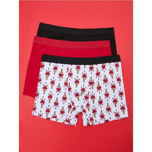 Sinsay - Bokserki Long 3 pack - wielobarwny Sinsay XXL Sinsay
