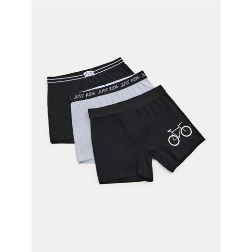 Sinsay - Bokserki Long 3 pack - wielobarwny Sinsay XS Sinsay