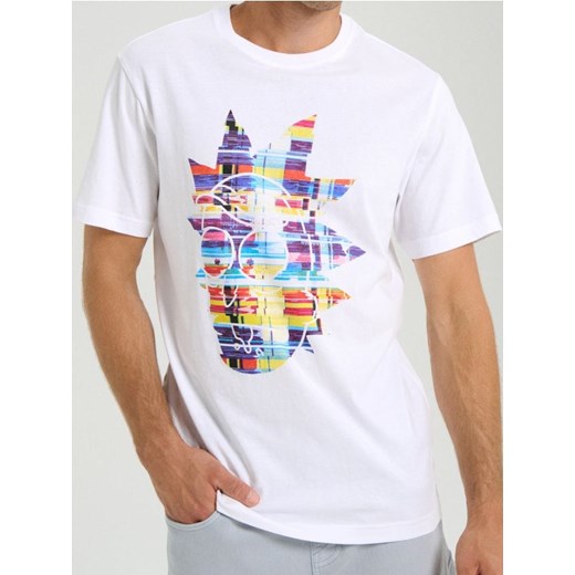Sinsay - Koszulka z nadrukiem Rick and Morty - biały ze sklepu Sinsay w kategorii T-shirty męskie - zdjęcie 183672230