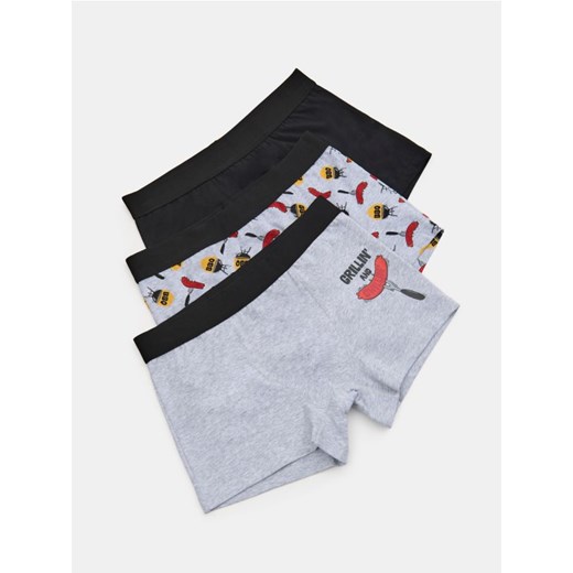 Sinsay - Bokserki Classic 3 pack - wielobarwny ze sklepu Sinsay w kategorii Majtki męskie - zdjęcie 183672240