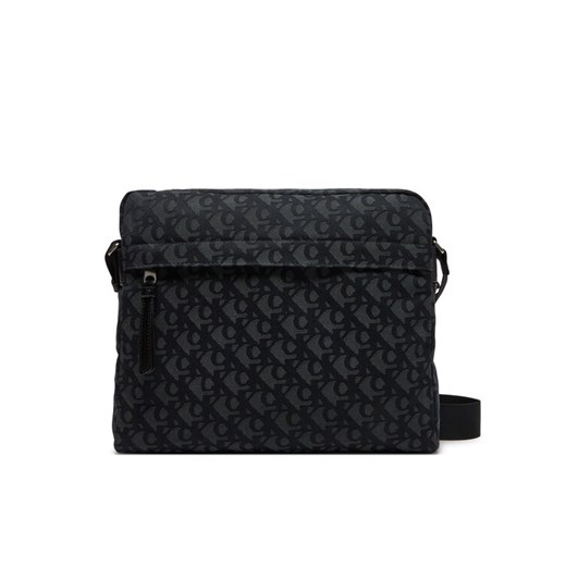Saszetka Calvin Klein Jeans Unstructured Monogram Flight Bag LV04G3097G Czarny ze sklepu eobuwie.pl w kategorii Saszetki - zdjęcie 183672611