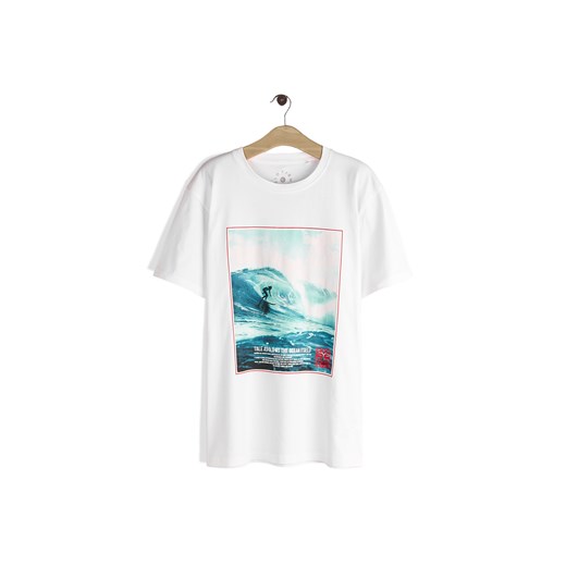 GATE Bawełniana koszulka z nadrukiem S ze sklepu gateshop w kategorii T-shirty męskie - zdjęcie 183673193