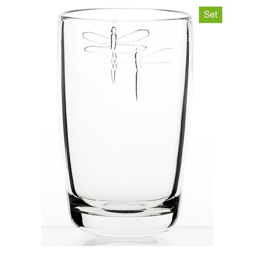 La Rochère France Szklanki (6 szt.) &quot;Libellules&quot; do drinków - 400 ml ze sklepu Limango Polska w kategorii Naczynia - zdjęcie 183673843