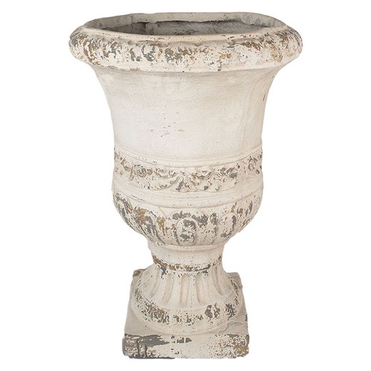 Clayre &amp; Eef Doniczka w kolorze beżowym - wys. 68 x Ø 46 cm ze sklepu Limango Polska w kategorii Doniczki i osłonki - zdjęcie 183673981
