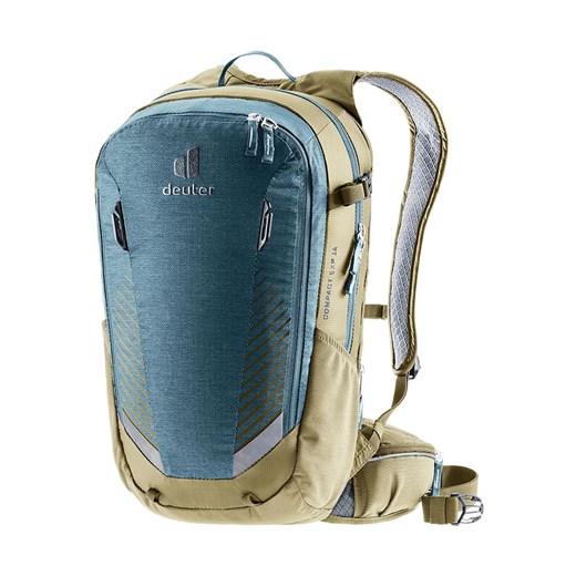 Deuter Plecak rowerowy &quot;Compact EXP 14&quot; w kolorze niebiesko-beżowym - 26 x 46 x 18 cm ze sklepu Limango Polska w kategorii Plecaki - zdjęcie 183674082