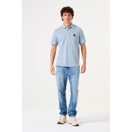 Garcia Koszulka polo w kolorze błękitnym ze sklepu Limango Polska w kategorii T-shirty męskie - zdjęcie 183675512