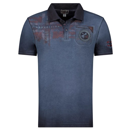Geographical Norway Koszulka polo &quot;Kimac&quot; w kolorze granatowym ze sklepu Limango Polska w kategorii T-shirty męskie - zdjęcie 183675600