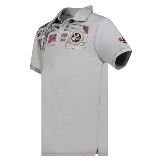 T-shirt męski Geographical Norway bawełniany z krótkim rękawem