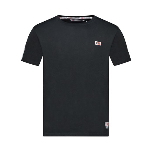 Geographical Norway Koszulka &quot;Javender&quot; w kolorze czarnym ze sklepu Limango Polska w kategorii T-shirty męskie - zdjęcie 183675612
