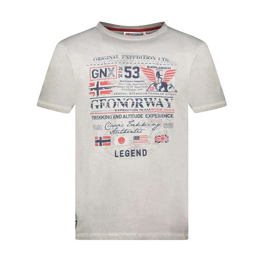 Geographical Norway Koszulka &quot;Jorick&quot; w kolorze szarym ze sklepu Limango Polska w kategorii T-shirty męskie - zdjęcie 183675684