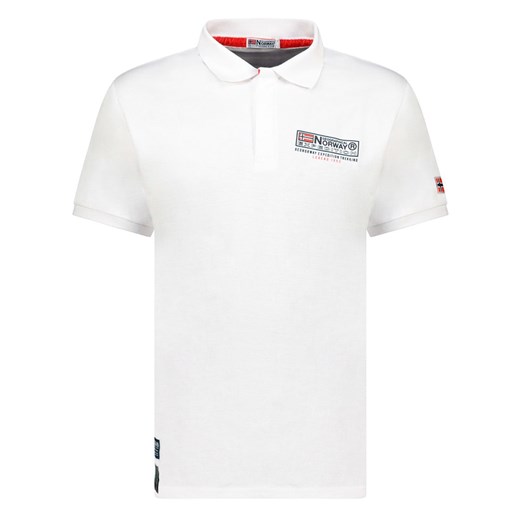 Geographical Norway Koszulka polo &quot;Koffroy&quot; w kolorze białym ze sklepu Limango Polska w kategorii T-shirty męskie - zdjęcie 183676314