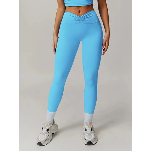 Legginsy sportowe - Błękitny / S ze sklepu Valetta.pl w kategorii Spodnie damskie - zdjęcie 183676981