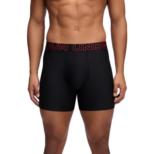 Męska bielizna treningowa (3-pack) Under Armour M UA Perf Tech 6in - czarne ze sklepu Sportstylestory.com w kategorii Majtki męskie - zdjęcie 183677511