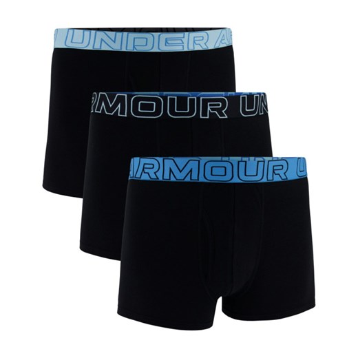Męska bielizna treningowa (3-pack) Under Armour M UA Perf Cotton 3in - czarna ze sklepu Sportstylestory.com w kategorii Majtki męskie - zdjęcie 183677530