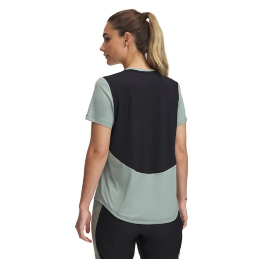 Damska koszulka treningowa Under Armour UA W\'s Ch. Pro Train SS - zielona ze sklepu Sportstylestory.com w kategorii Bluzki damskie - zdjęcie 183677550