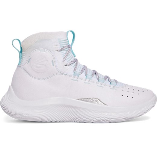 Buty do koszykówki uniseks Under Armour UA Curry 11 FloTro - białe ze sklepu Sportstylestory.com w kategorii Buty sportowe męskie - zdjęcie 183677564