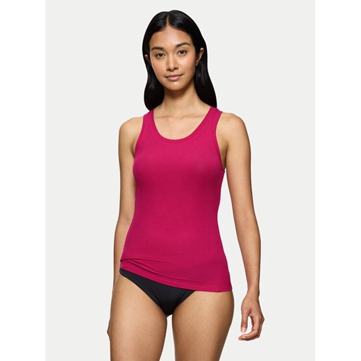 Triumph Top Beauty Layers 10221176 Różowy Slim Fit ze sklepu MODIVO w kategorii Piżamy damskie - zdjęcie 183678701