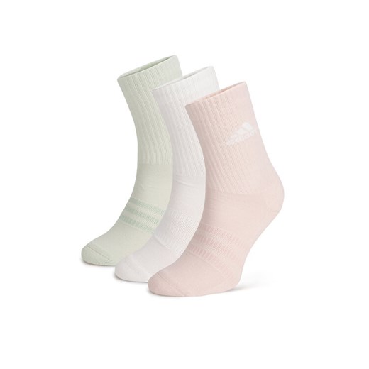 adidas Zestaw 3 par wysokich skarpet unisex IZ0161 3-PACK Kolorowy ze sklepu MODIVO w kategorii Skarpetki damskie - zdjęcie 183678702