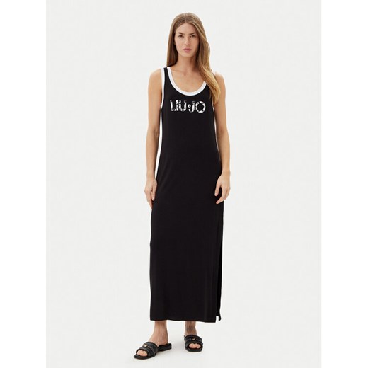 Liu Jo Beachwear Sukienka codzienna VA5134 JS360 Czarny Regular Fit ze sklepu MODIVO w kategorii Sukienki - zdjęcie 183678704