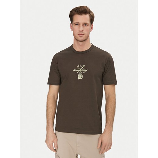 C.P. Company T-Shirt 18CMTS109A110301W Zielony Regular Fit ze sklepu MODIVO w kategorii T-shirty męskie - zdjęcie 183678730