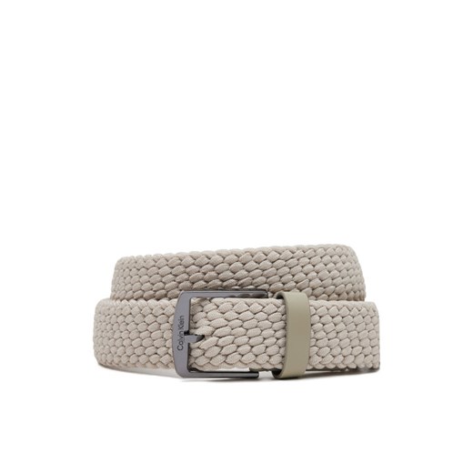 Calvin Klein Pasek Męski Ck Casual Elastic Braided 35Mm K50K512839 Beżowy ze sklepu MODIVO w kategorii Paski męskie - zdjęcie 183678780